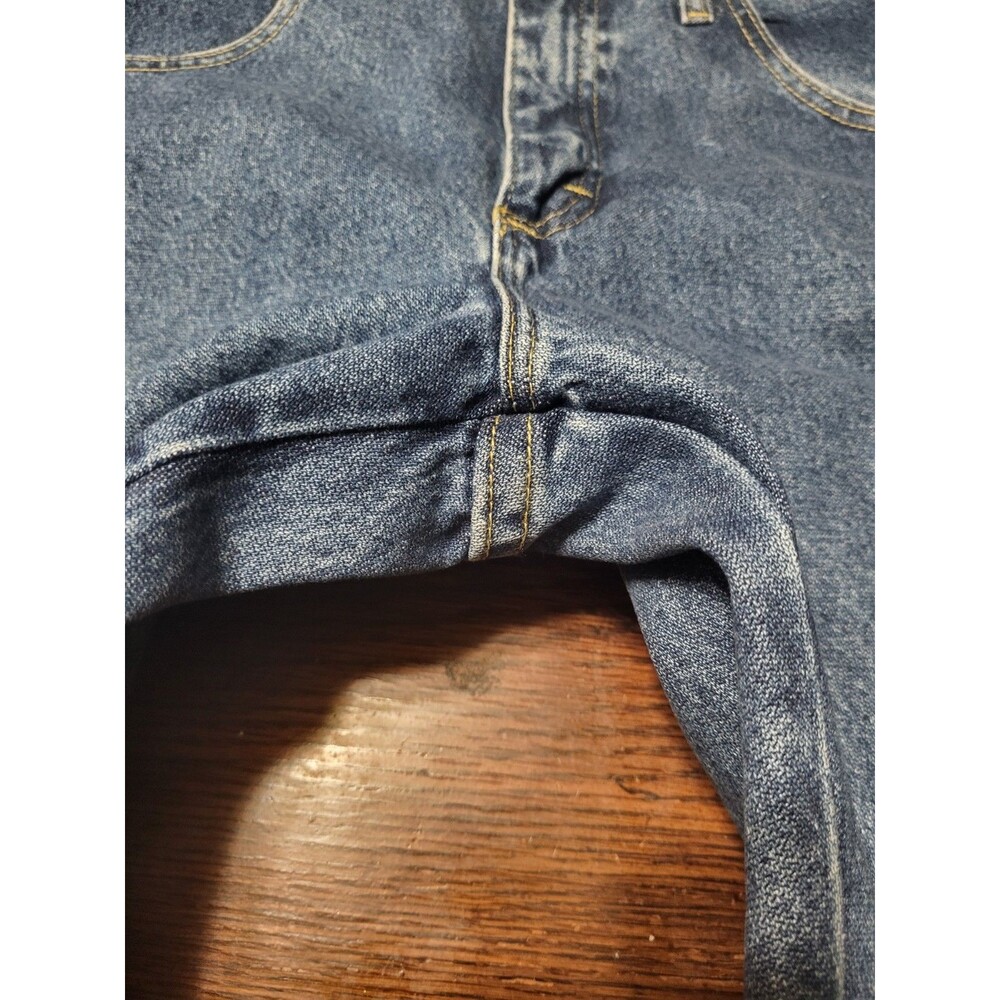 Wrangler George Strait Cowboy Cut Jeans 13MGSHD 34x30 Pair Lot 2 Flat 35x31 - Picture 5 of 13